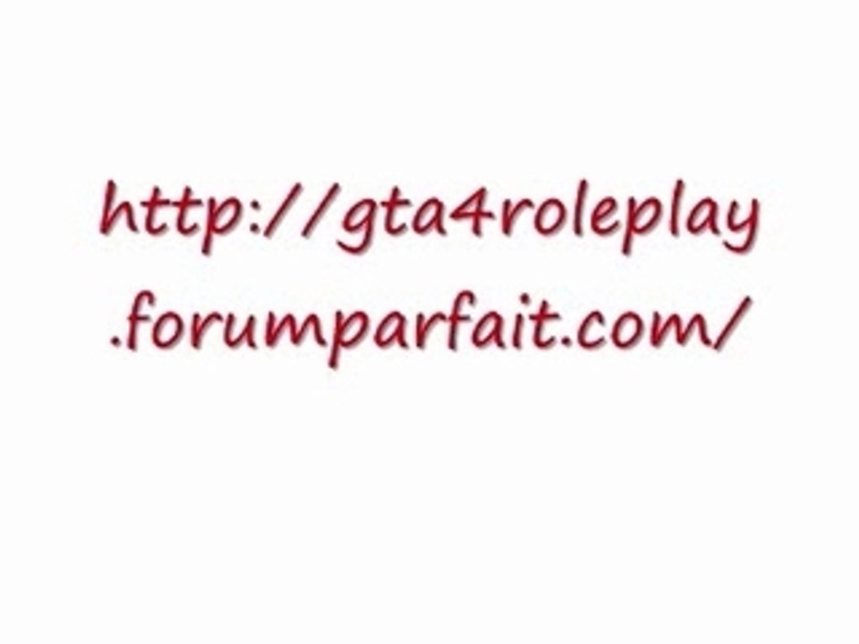 gta4 recrutement role play