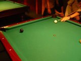 Billard, le coup final