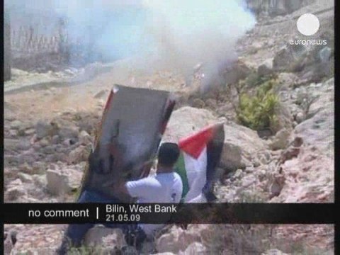 Heurts entre soldats et manifestants en Cisjordanie