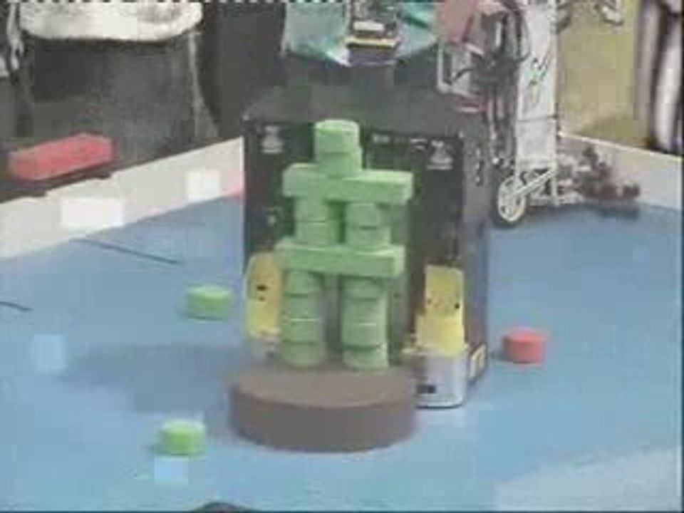 5eme de qualif _Coupe de Robotique 2009_ RCVA vs LEGOFOLIES