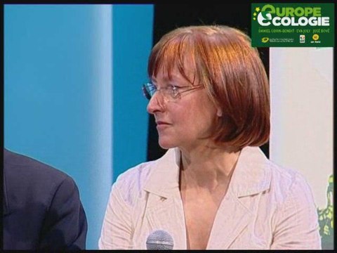 Catherine Lison Croze au meeting europe ecologie Orleans