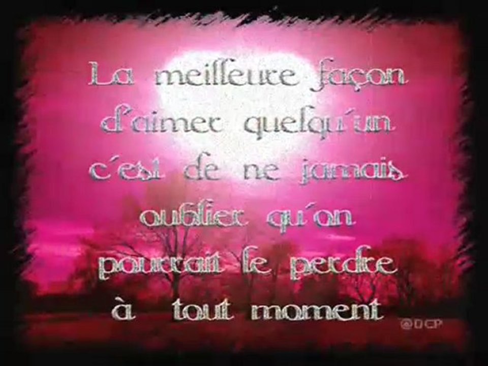 Sentimentale !
