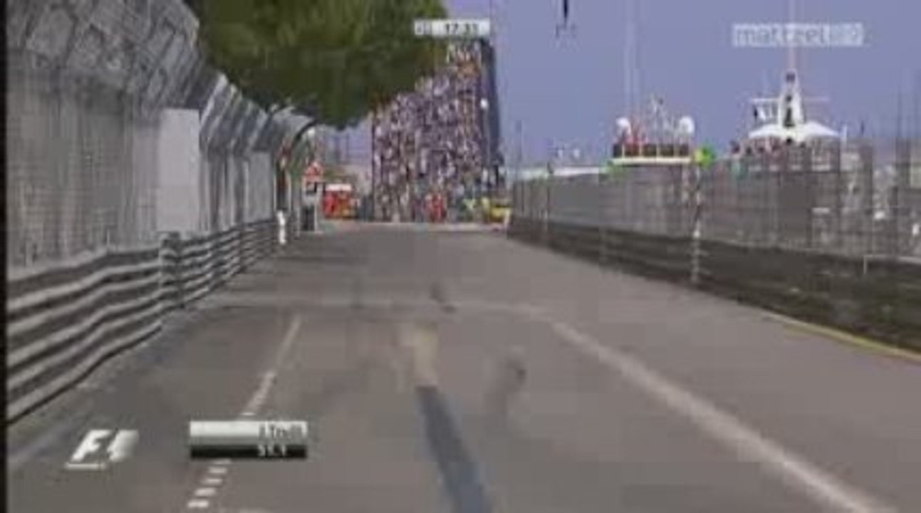 Felipe massa monaco 2009 pole crash