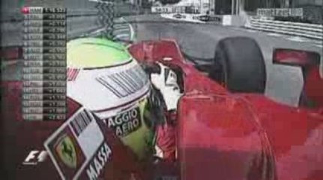 Massa'nın aracından Monaco caddeleri