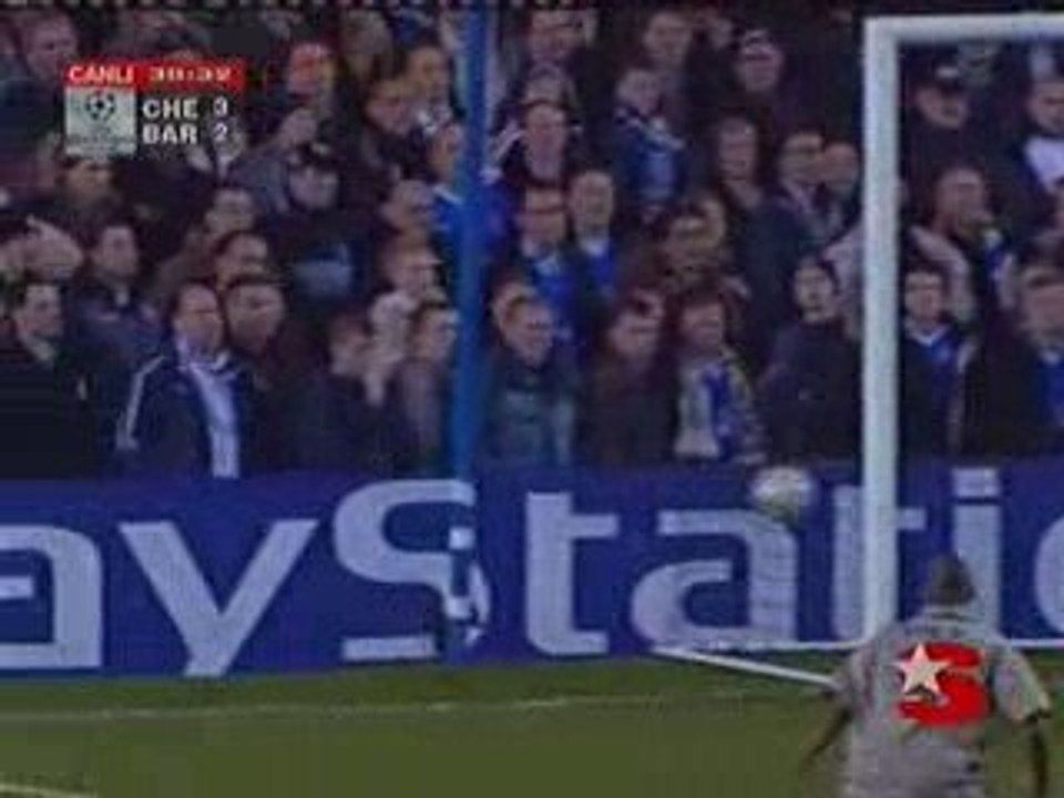 Ronaldinho müthiş gol barcelona-chelsea
