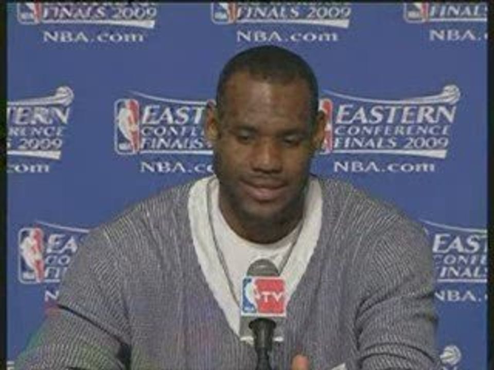 nba Lebron james "J'ai pris mon temps" 22/05/2009 game 2