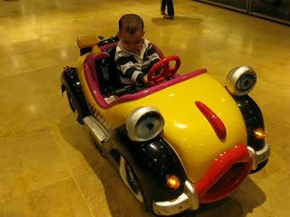 Maxime driving 1 year old