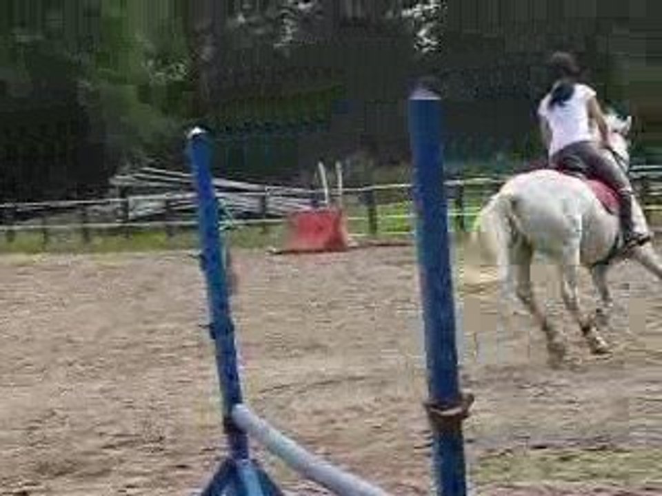 Popo a l'obstacle a 5ans