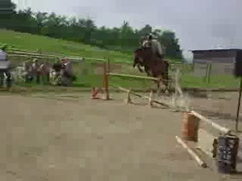 Cours d'obstacle avec Jam