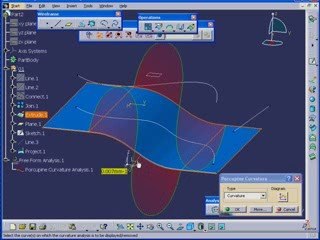 CATIA V5 training: surface design Projection