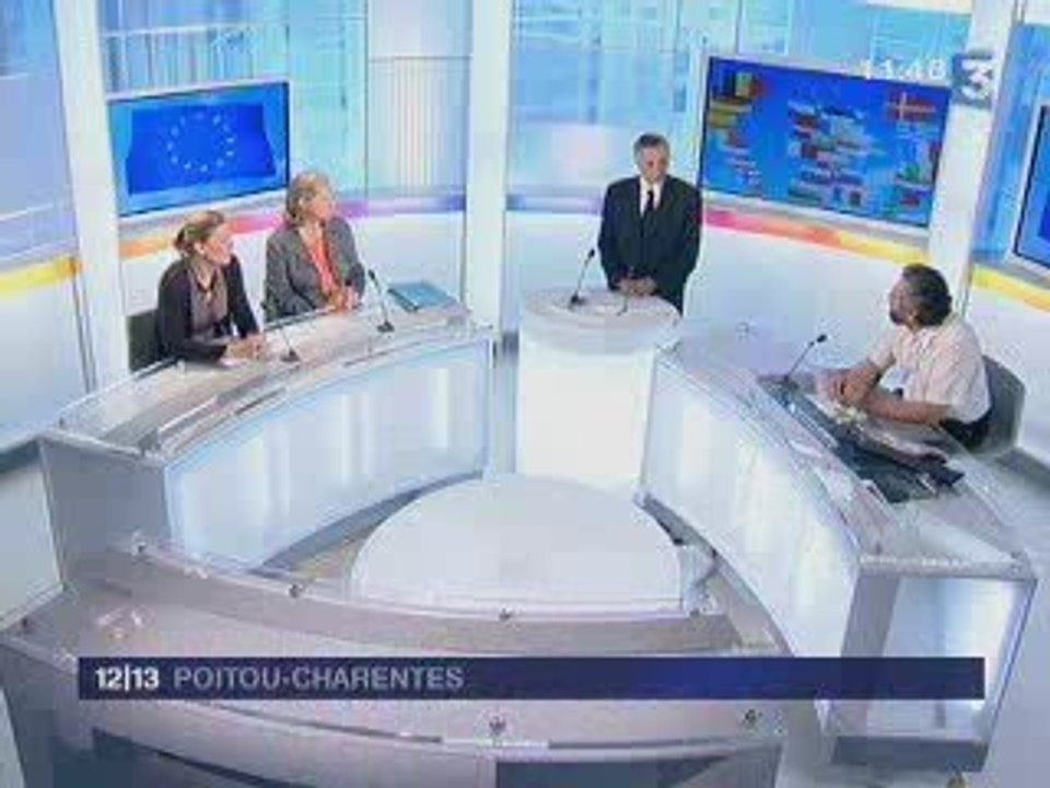 Européennes 09 FR3 Poitou-Chtes E.Delorme-Blaizot 230509-2/2