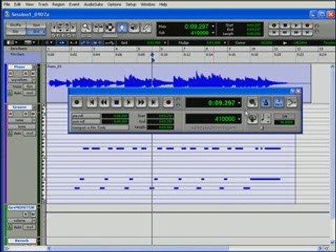 Pro tools tutorial Transport Window