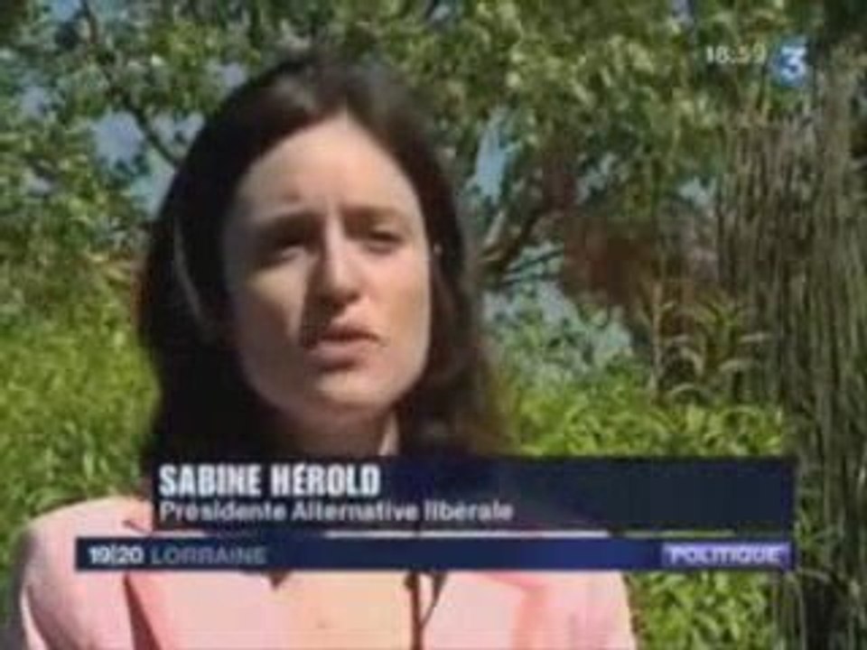 19-20 Fr3 Lorraine : Sabine Herold à Nancy