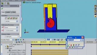 Solidworks tutorial  2009 Animator  Motion Study