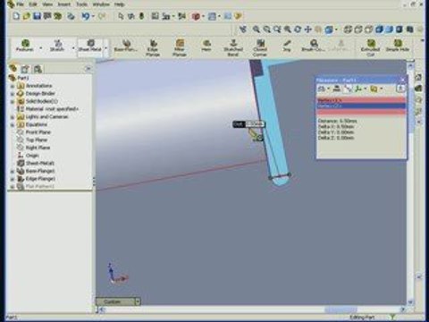 Solidworks tutorial Sheet Metal Auto Relief