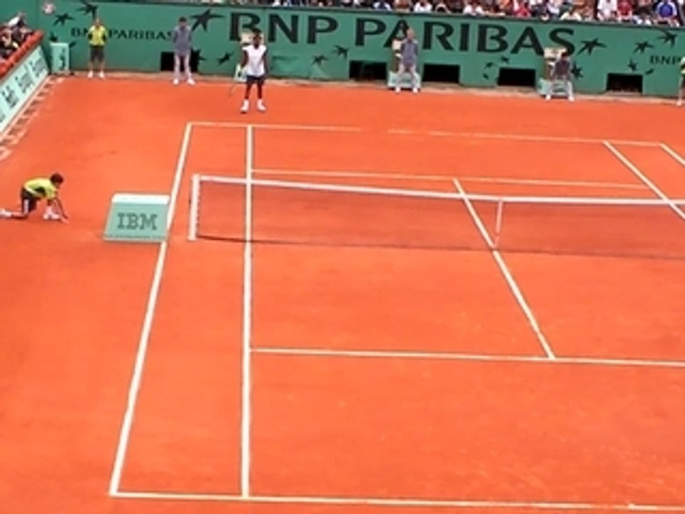 Gael Monfils Vs Sergio Roitman Exibition Roland Garros