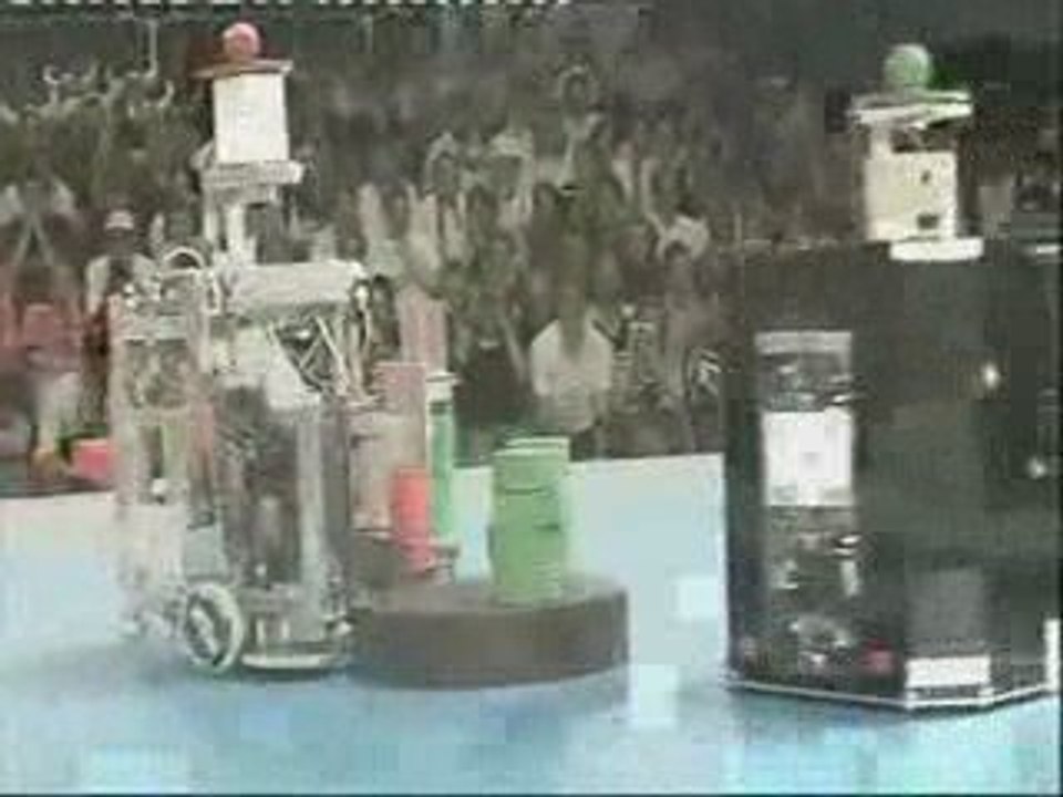 Finale _Coupe de France de Robotique 2009_ Microb vs INTech