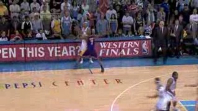 Trevor Ariza gets another late-game steal against the Denver