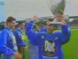 L'Aj Auxerre présente la coupe de France 1994 au supporters