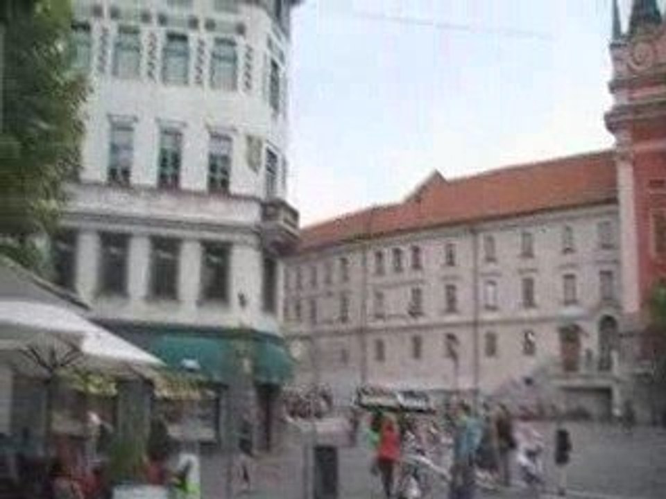 Ljubljana - church in center of city