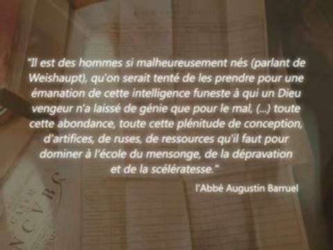 Histoire de la Secte des Illuminatis 1/2