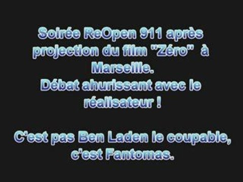 Soirée ReOpen 911 - Débat sur le Film Zéro LLP