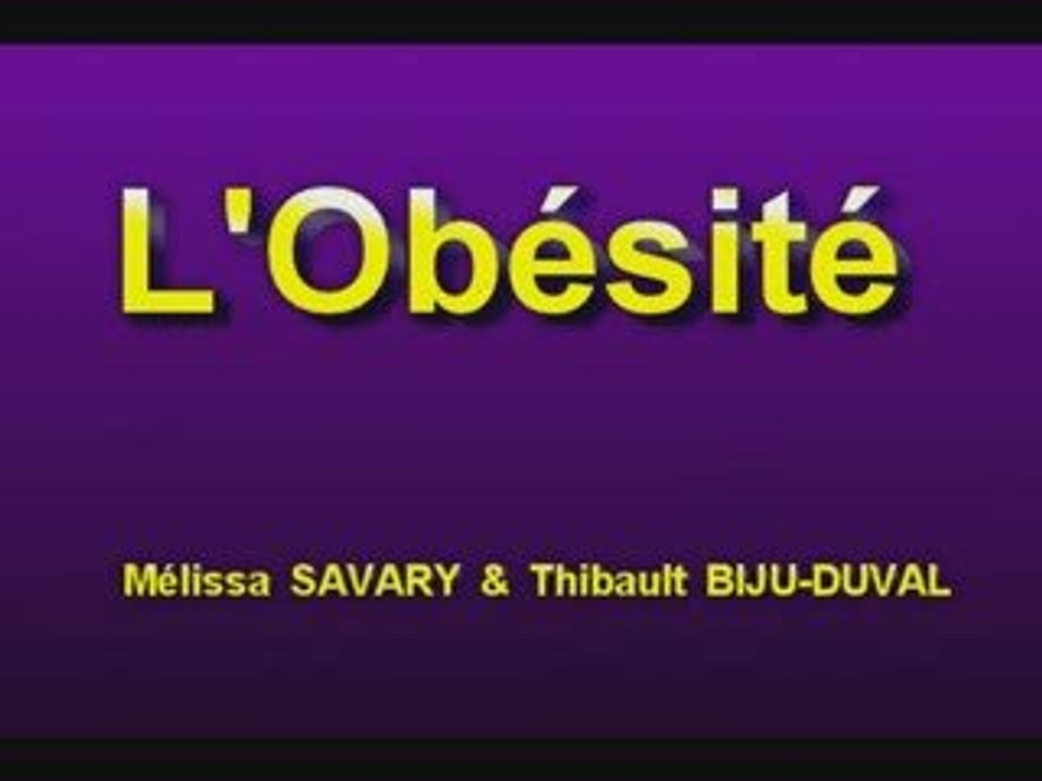 L'obésité