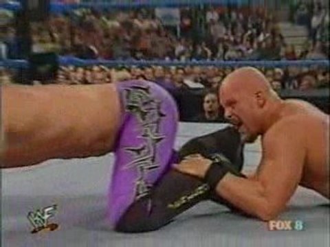 The Rock & Y2J vs. Stone Cold & Angle, WWE Smackdown, Part 2