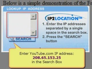 Steps to add IP2Location Search Box in the Web page