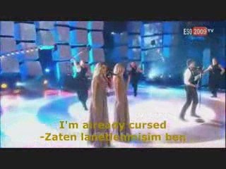 eurovision 2009 norway turkısh version
