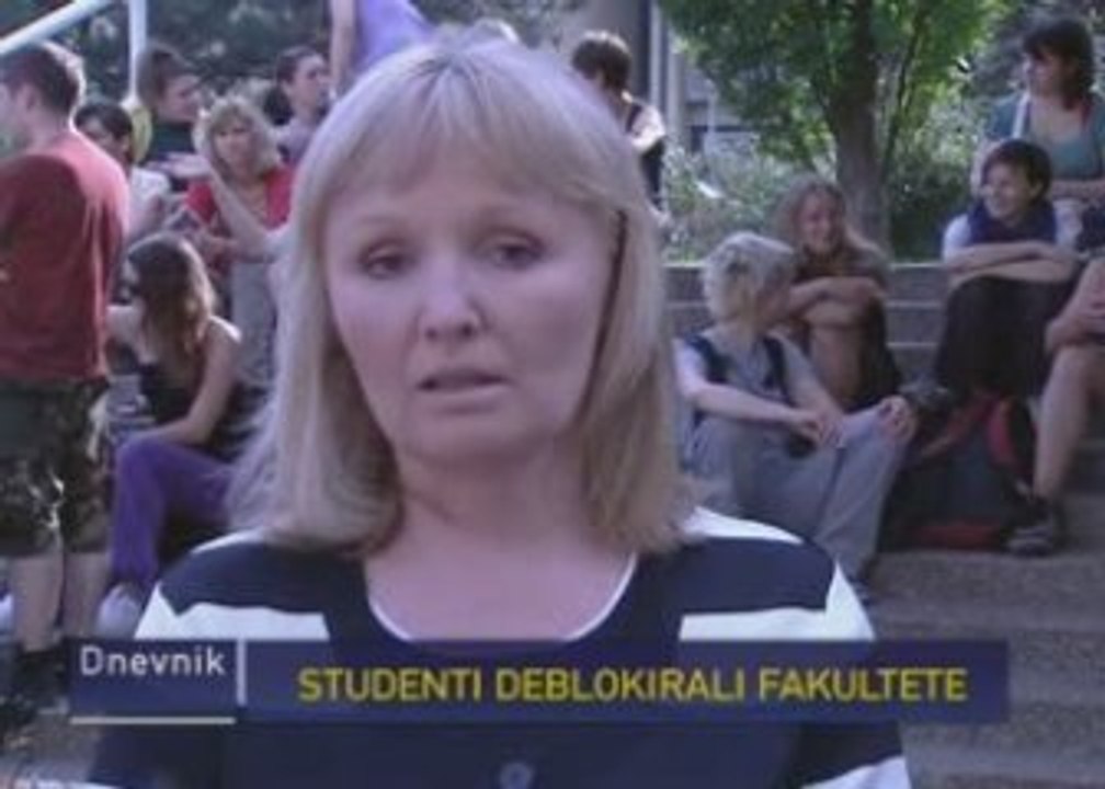Studenti se nakratko povlače