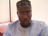 Ibrahima Benjamin DIAGNE présentant la vidéothéque de Disso