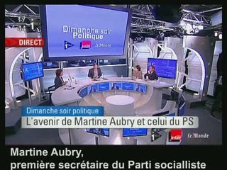 Martine Aubry "suffoquée" que Kouchner "ne soit pas parti"