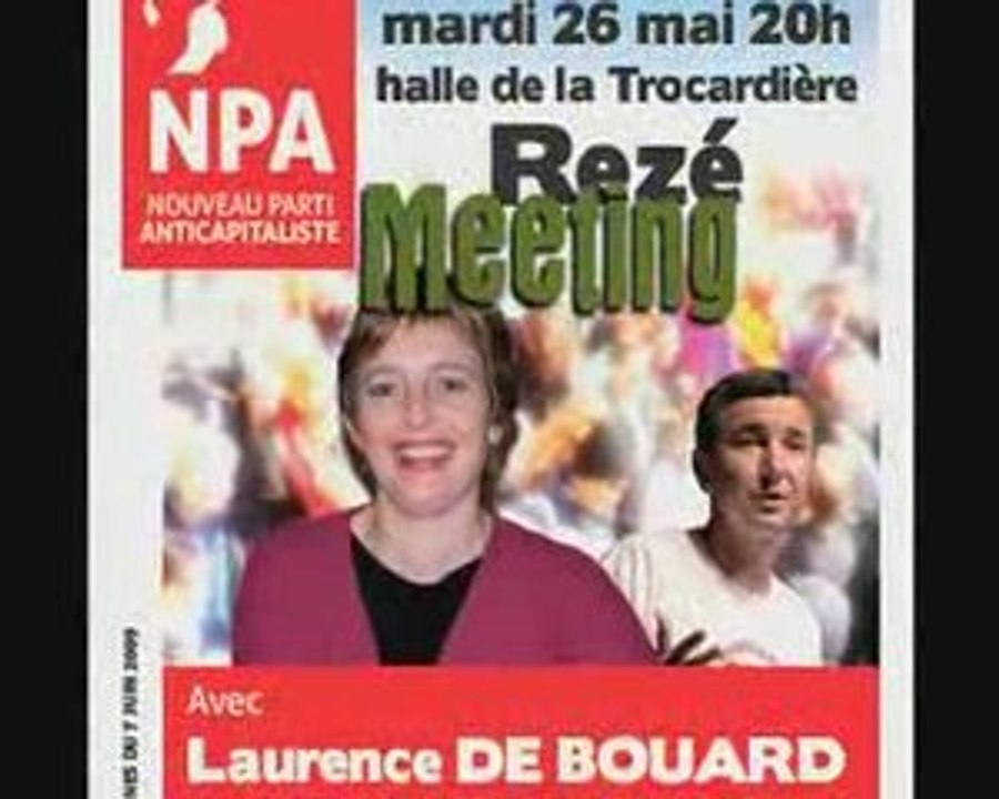 Meeting NPA OUEST MARDI 26 MAI 20h