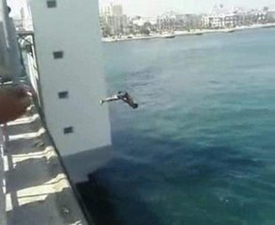 TUNISIE BIZERTE  SAUT DU PONT MOBILE