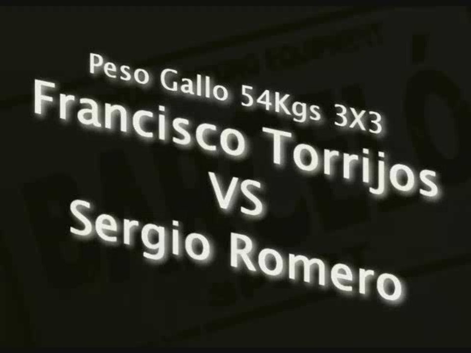 Box Amateur - Francisco Torrijos vs Sergio Romero