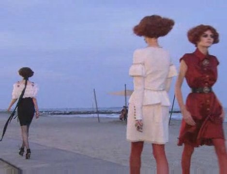 Défilé Croisière de Chanel sur la plage du Lido - 14/05/09