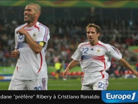 Zidane préfère Ribéry à Cristiano Ronaldo