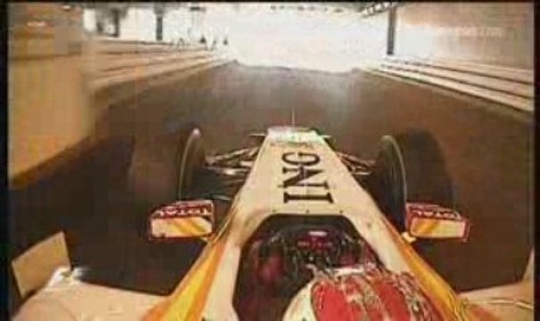 Alonso onboard, Monaco 2009, Ending FP3