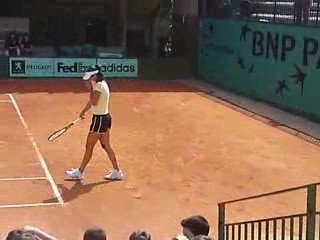 entrainement de Ana Ivanovic à RG