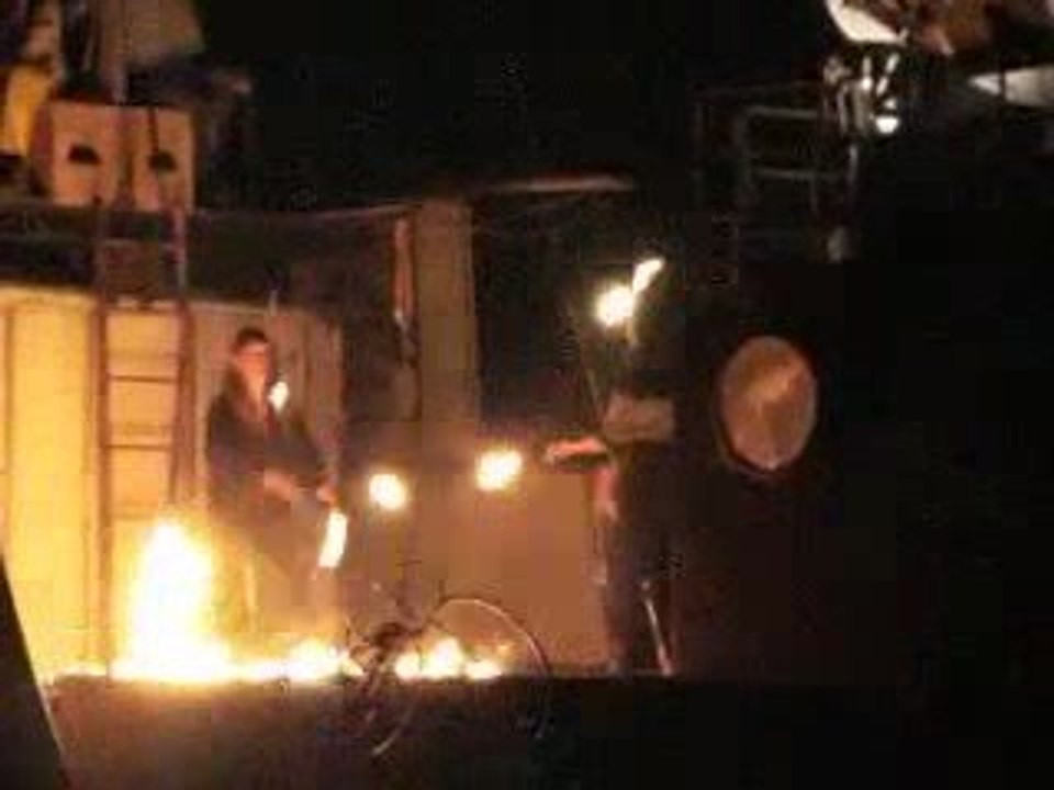 Spectacle fête de l'estuaire ile madame