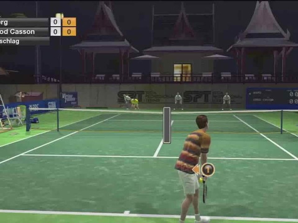 Virtua Tennis 2009: Amateur-Einzel