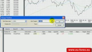 Open, change, close position in Streamter