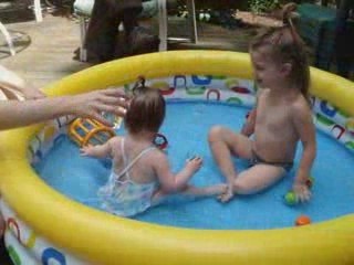 Hannah first time pool