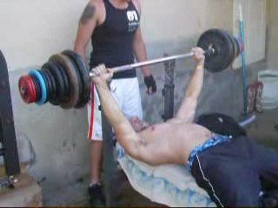 developpé couché 3*124kg