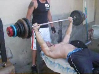 developpé couché 3*124kg