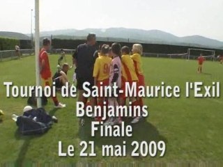 Tournoi Saint-Maurice finale le 21 mai 2009