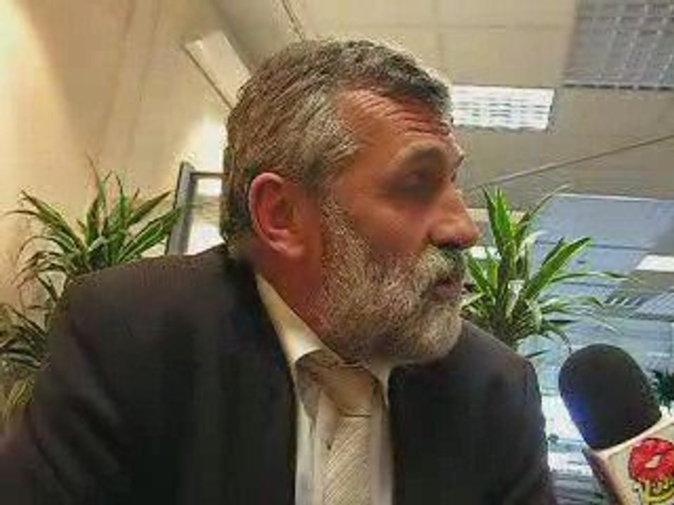 J.M BERTIN (VEOLIA) CONTRE LA FERMETURE DE LA GLACIERE