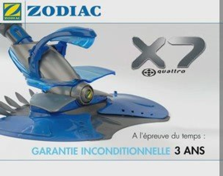 Robot nettoyeur piscine Zodiac X7 QUATTRO VigiPiscine
