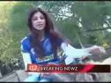 Shilpa Shetty - Visits A Lion Park In South Africa